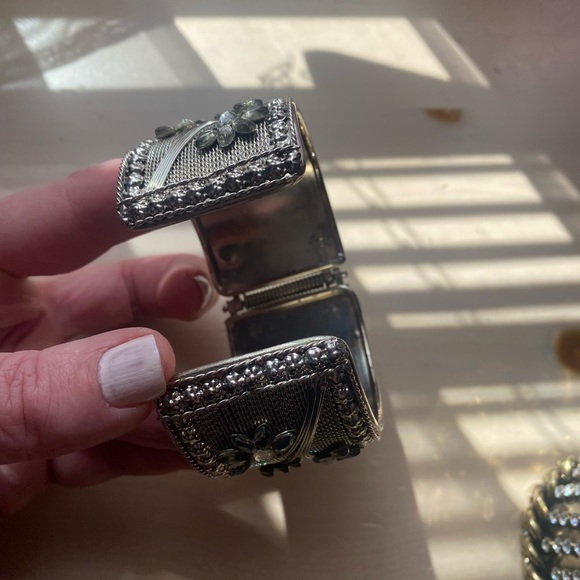 Rhinestone Cuff Bracelet - Picture 9 of 10